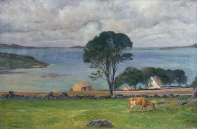 Lehmät maisemassa tekijältä Jacob Sømme