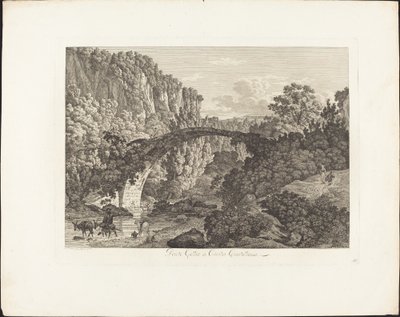 Celio-silta Cività Castellanassa tekijältä Jacob Wilhelm Mechau