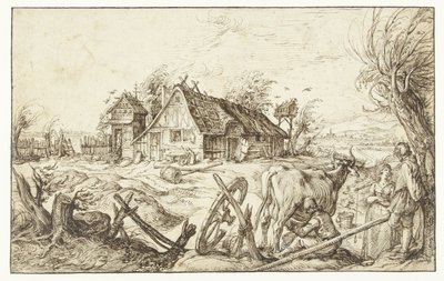 Maatila Maatila- tai maaseutuelämä Elämää maalla (?) tekijältä Jacob de Gheyn (II)