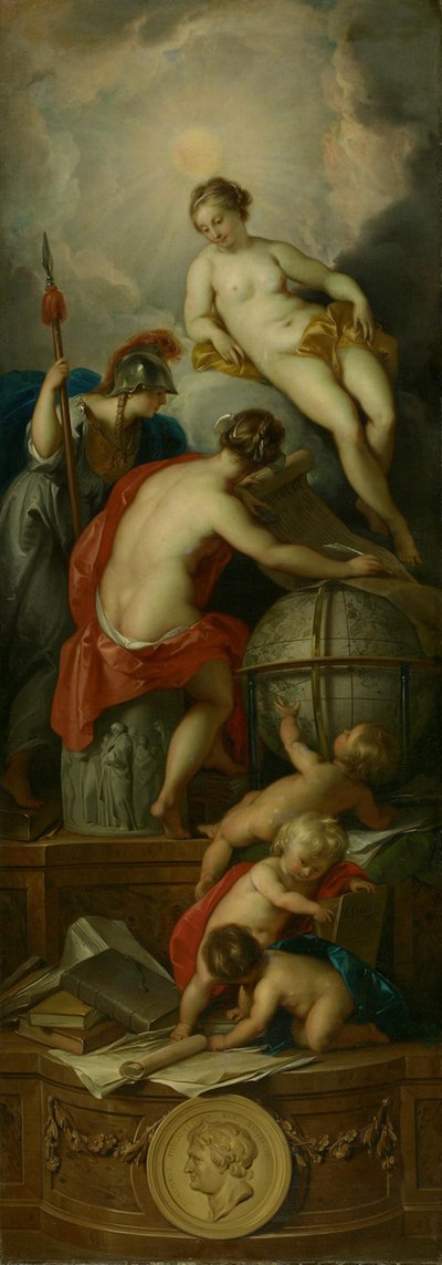 Allegoria historiankirjoituksesta tekijältä Jacob de Wit