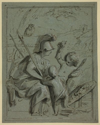 Minerva kahdella putilla tekijältä Jacob de Wit