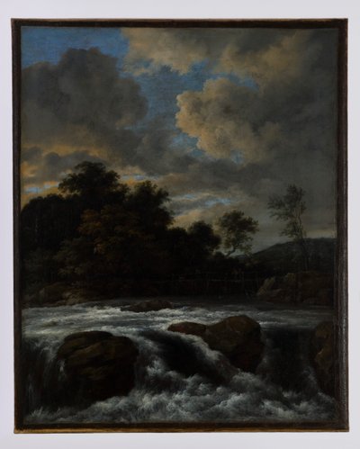 Maisema vesiputouksella tekijältä Jacob van Ruisdael