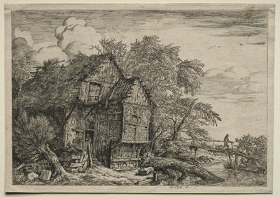 Pikku silta tekijältä Jacob van Ruisdael