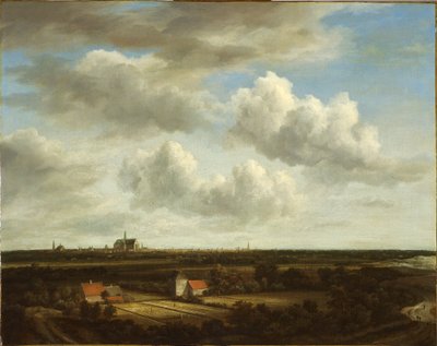 Näkymä valkaisukentille Haarlemin lähellä tekijältä Jacob van Ruisdael