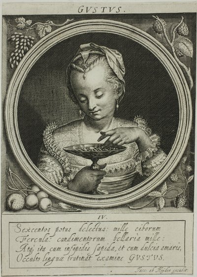 Maku, levy neljä sarjasta The Five Senses (Viisi aistia) tekijältä Jacob van der Heyden