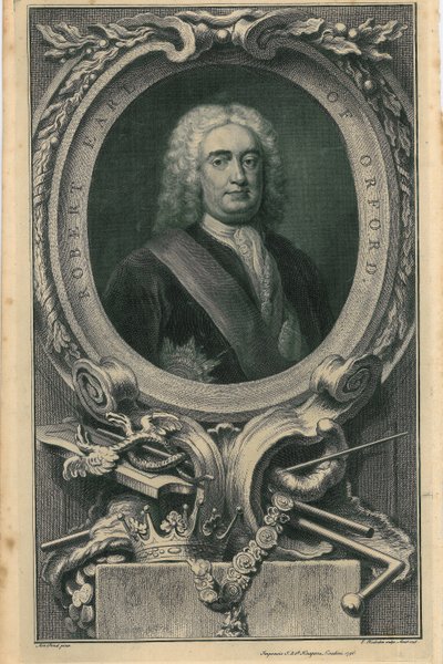 Robert, Orfordin jaarli, 1746 tekijältä Jacobus Houbracken