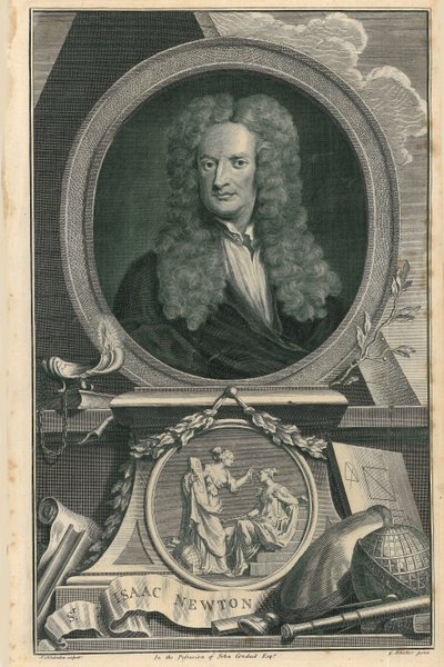 Sir Isaac Newton tekijältä Jacobus Houbracken