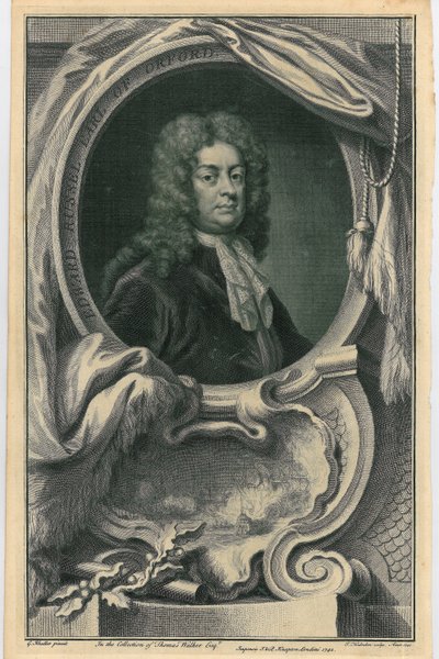 Edward Russell, Orfordin jaarli, n. 1742 tekijältä Jacobus Houbraken