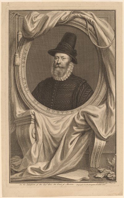 James, Earl of Morton tekijältä Jacobus Houbraken