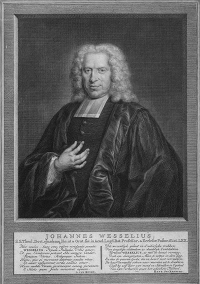 Johann Wessel, 1740-luku tekijältä Jacobus Houbraken