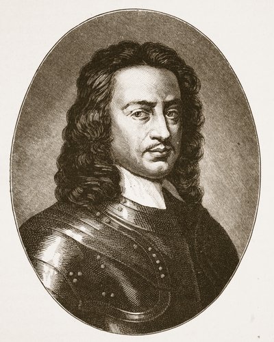 John Hampden, kuvitus teoksesta "The Church of England: A History for the People", H.D.M. Spence-Jones, julkaisu n. 1910 (seepiakuva). tekijältä Jacobus Houbraken