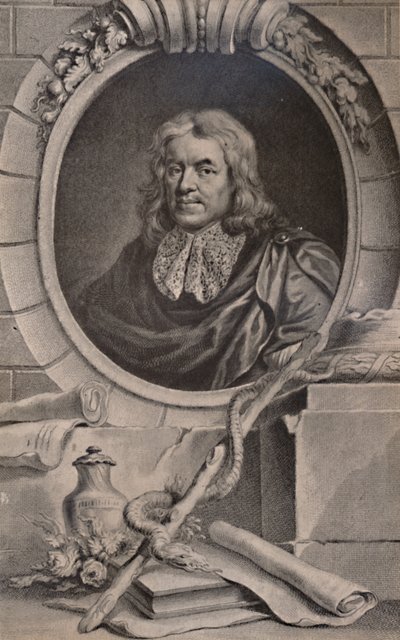 Thomas Sydenham, englantilainen lääkäri, s. 1747 1894 tekijältä Jacobus Houbraken