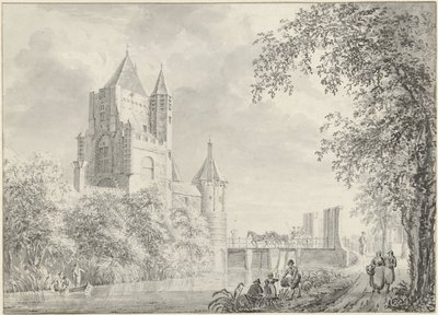kaupungin portti tekijältä Jacobus Kops (attributed to)