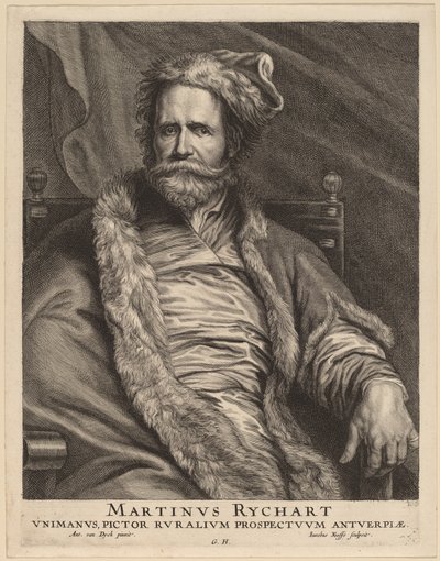Martin Rijckaert tekijältä Jacobus Neeffs, after Sir Anthony van Dyck