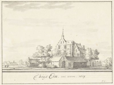 Talo Eem Talo Eem, edestä. 1649 (otsikko esineessä) tekijältä Jacobus Stellingwerff