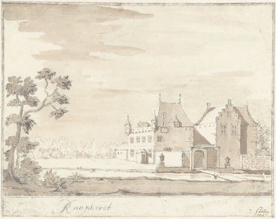 Castelo Raaphorst perto de Wassenaar Raaphorst (título no objeto)final tekijältä Jacobus Stellingwerff