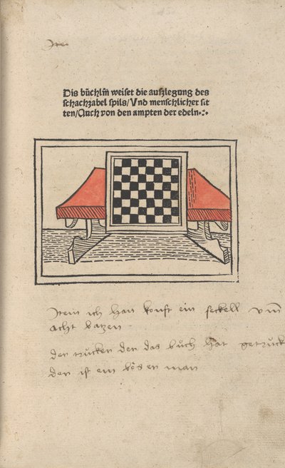 Shakin kirja, 1483. tekijältä Jacobus de Cessolis