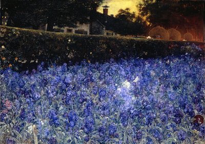 Heinäkuu ("Summer Luxuriance"), n. 1890-1910 (öljy kankaalle) tekijältä Jacobus van Looy