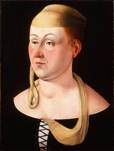 Italian: Ritratto di donna Portrait of a Lady (Naisen muotokuva) tekijältä Jacometto Veneziano
