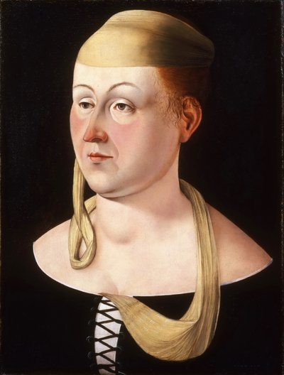 Italian: Ritratto di donna Portrait of a Lady (Naisen muotokuva) tekijältä Jacometto Veneziano