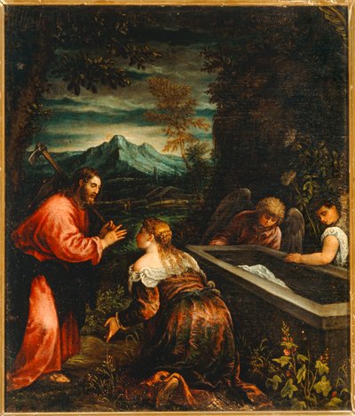 Noli me tangere (maalaus) tekijältä Jacopo (1510-92) Bassano