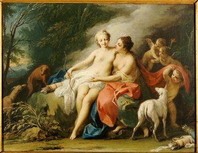 Jupiter ja Callisto tekijältä Jacopo Amigoni