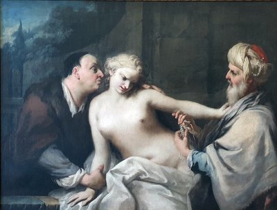 Susanna ja vanhimmat tekijältä Jacopo Amigoni