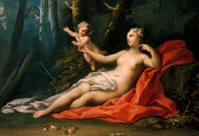 Venus ja Cupid tekijältä Jacopo Amigoni