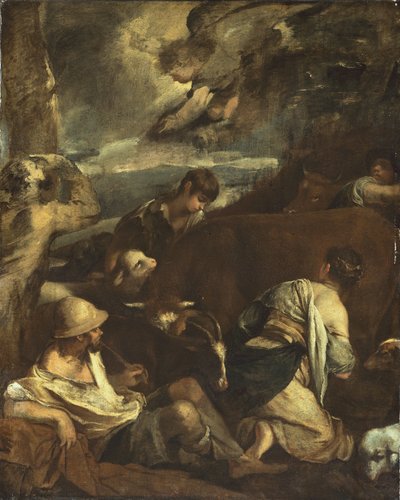 Ilmoitus paimenille tekijältä Jacopo Bassano