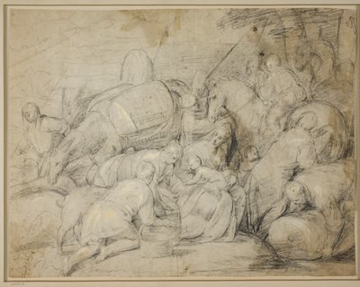 Jaakobin matka Egyptiin tekijältä Jacopo Bassano