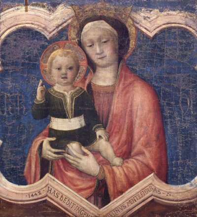 Neitsyt ja lapsi, 1448. tekijältä Jacopo Bellini