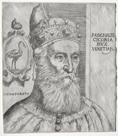 Muotokuva Pasquale Cicognasta, Venetsian dogista. tekijältä Jacopo Palma il Giovane