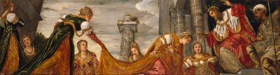 Ester Ahasveroksen edessä, 1552-55 tekijältä Jacopo Robusti Tintoretto