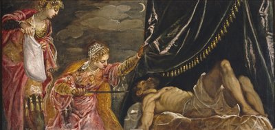 Judith ja Holofernes tekijältä Jacopo Robusti Tintoretto