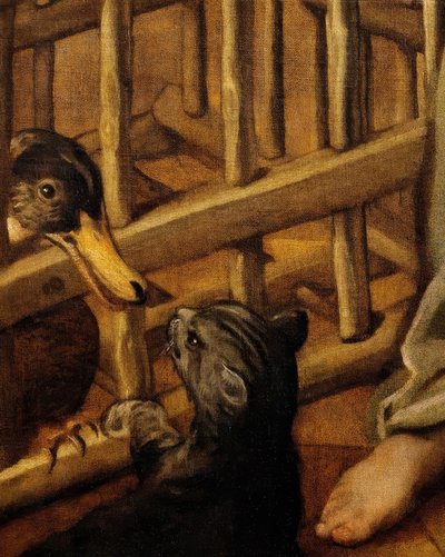Leda joutsenen kanssa tekijältä Jacopo Robusti Tintoretto