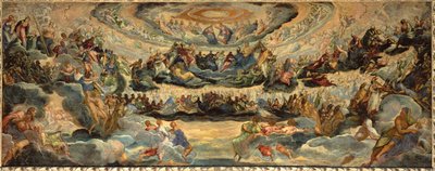 Paradise, luonnos Sala del Maggior Consiglio ... tekijältä Jacopo Robusti Tintoretto
