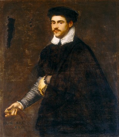Nuoren miehen muotokuva tekijältä Jacopo Robusti Tintoretto