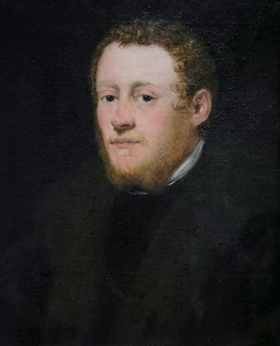 Nuoren miehen punaiset hiukset muotokuva tekijältä Jacopo Robusti Tintoretto