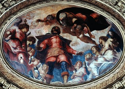 San Rocco in Glory, 1564. tekijältä Jacopo Robusti Tintoretto