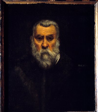 Omakuva. Jacopo Robustin maalaus, joka tunnetaan nimellä Tintoretto (The Tintoret tekijältä Jacopo Robusti Tintoretto