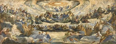 Neitsytparatiisin kruunaus tekijältä Jacopo Robusti Tintoretto