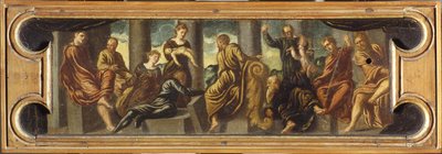 Salomon tuomio. tekijältä Jacopo Robusti Tintoretto