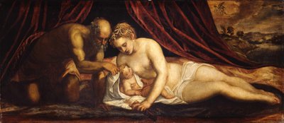 Venus, Vulcan ja Cupid tekijältä Jacopo Robusti Tintoretto
