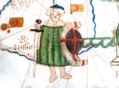 Yksityiskohta Turkista renessanssin aikaiselta Euroopan kartalta, Jacopo Russo (jälkeen), 1528 tekijältä Jacopo Russo