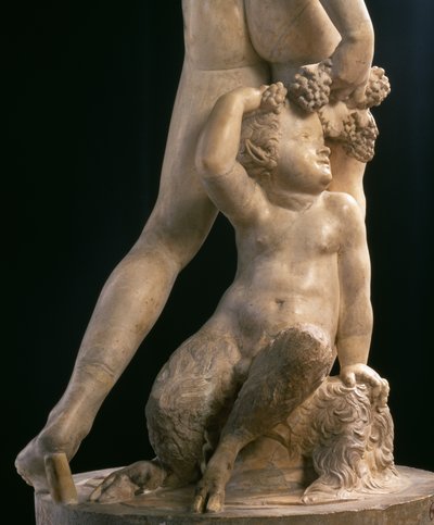 Bacchus, alaosan yksityiskohta, Jacopo Sansovinon (1486-1570) veistos (marmori) (katso myös 79847) tekijältä Jacopo Sansovino