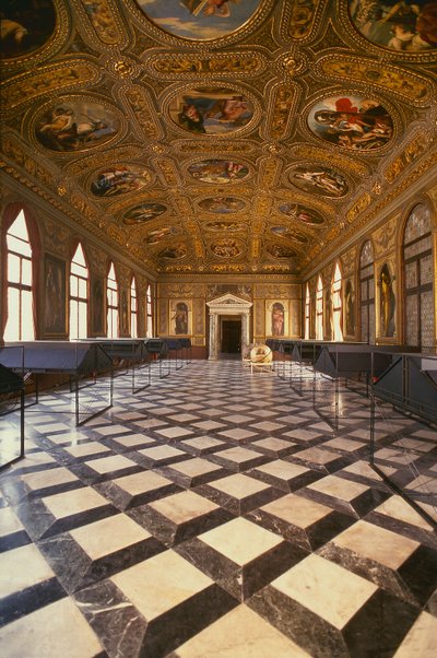 Sala Dorata, rakennettu 1537-88 tekijältä Jacopo Sansovino