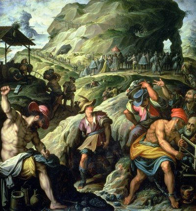 Kaivos, 1572 tekijältä Jacopo Zucchi
