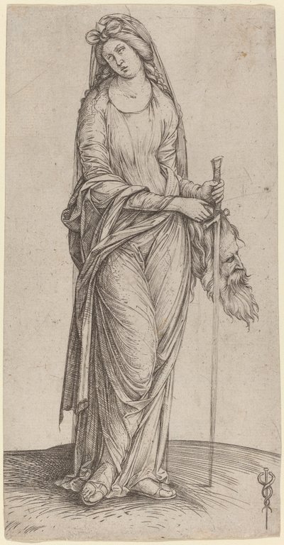 Judith pitelee Holofernesin päätä tekijältä Jacopo de