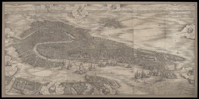 Näkymä Venetsiaan, 1500 tekijältä Jacopo de Barbari
