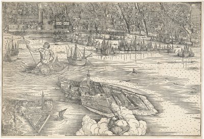 Näkymä Venetsiaan [alempi keskikortteli], 1500. tekijältä Jacopo de Barbari